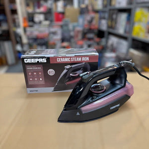 Geepas Ceramic Steam Iron || Original Product + 2-Year Local Warranty